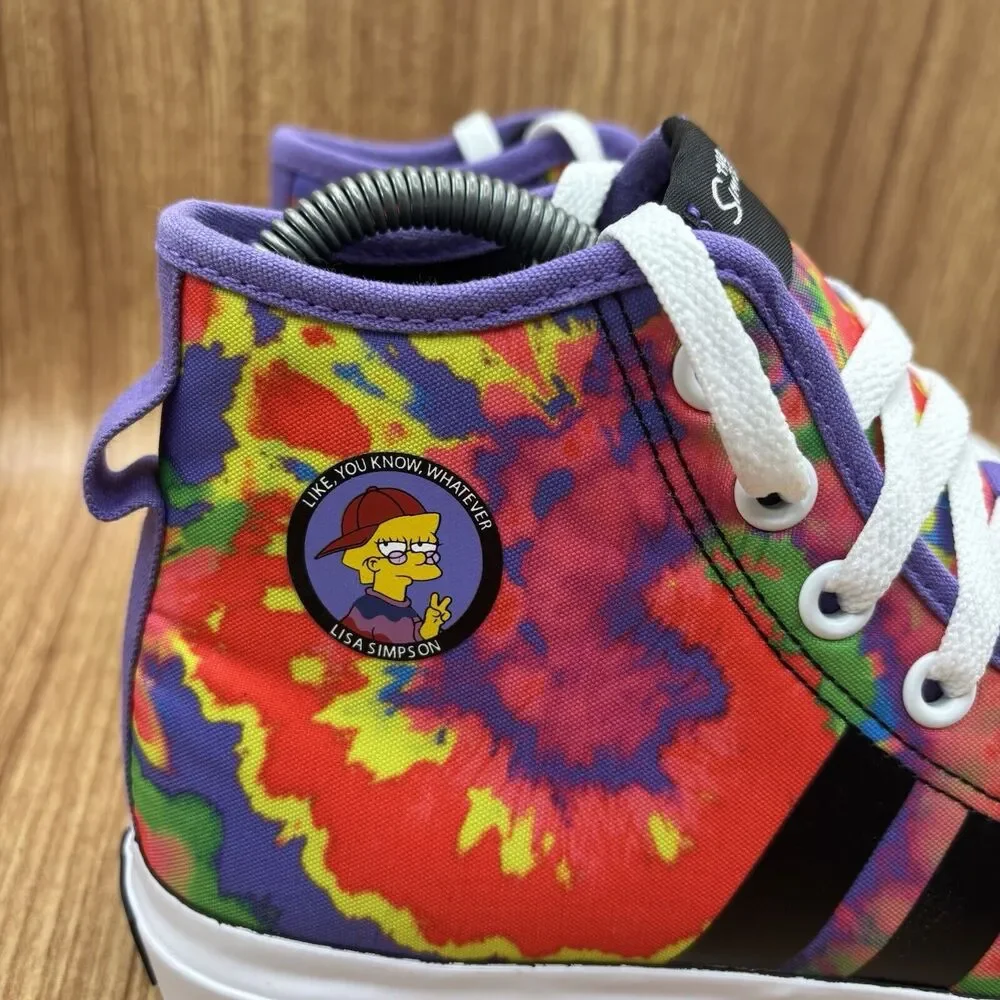 Adidas‎ Originals Nizza Junior SZ 7 Y Women 9 Lisa Simpson Sneakers THE SIMPSONS